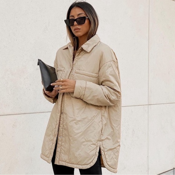 Zara water repellent over shirt size S - Picture 16 of 16